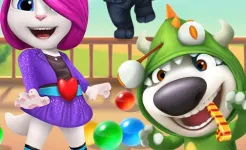 Screenshot Говорящий Том: бабл-шутер