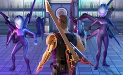 Screenshot Cyberpunk Hero киберпанк экшен