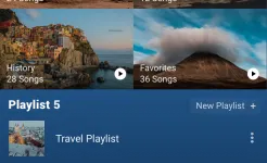Screenshot Музыкальный плеер – MP3-плеер