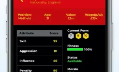Screenshot Retro Football Management