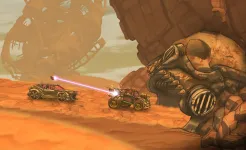 Screenshot Road Warrior Nitro: пустыня