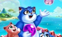 Screenshot Bubble Shooter: Cat Pop Island