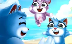 Screenshot Bubble Shooter: Cat Pop Island