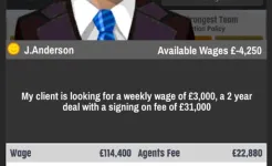 Screenshot Football Club Management 2023