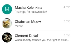 Screenshot Signal — приватный мессенджер