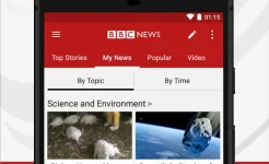 Screenshot BBC News