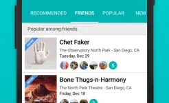 Screenshot Bandsintown Concerts