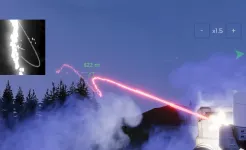 Screenshot C-RAM CIWS simulator