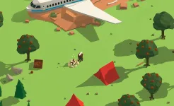 Screenshot Isle Builder：Кликер Выживалка