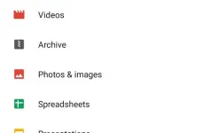 Screenshot Google Диск