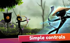 Screenshot Stickman Archer Онлайн