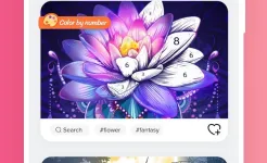 Screenshot Игра-раскраска: По числам