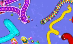 Screenshot Червяки на охоте - змейка .iO