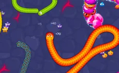 Screenshot Червяки на охоте - змейка .iO