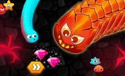 Screenshot Червяки на охоте - змейка .iO