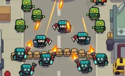 Screenshot Alien Fight: Police vs Zombie