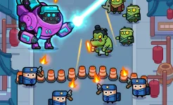 Screenshot Alien Fight: Police vs Zombie