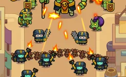 Screenshot Alien Fight: Police vs Zombie