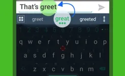 Screenshot Клавиатура ai.type и смайлики