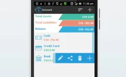Screenshot AndroMoney Pro