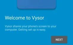 Screenshot Vysor – Android control on PC