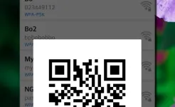 Screenshot WiFi восстановление пароля