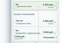 Screenshot trivago: сравните цены отелей