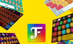 Screenshot FancyKey Keyboard Emoji, GIF