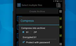 Screenshot B1 Archiver zip rar unzip