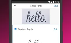 Screenshot Adobe Capture: создание узоров и векторной графики
