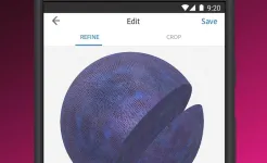 Screenshot Adobe Capture: создание узоров и векторной графики