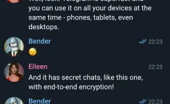 Screenshot Telegram X