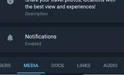 Screenshot Telegram X