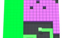 Screenshot Color Fill 3D: Кубики