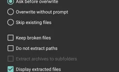 Screenshot RAR