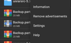 Screenshot RAR