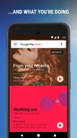 Screenshot Google Play Музыка