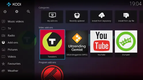 Screenshot Kodi