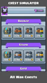 Screenshot Chest Simulator for Clash Royale