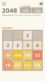 Screenshot 2048 Number puzzle game