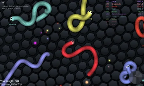 Screenshot slither.io