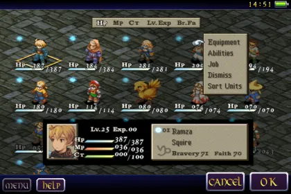 Screenshot FINAL FANTASY TACTICS : WotL