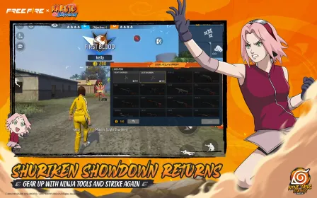 Screenshot Free Fire x NARUTO SHIPPUDEN