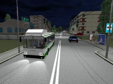 Screenshot Симулятор троллейбуса 3D