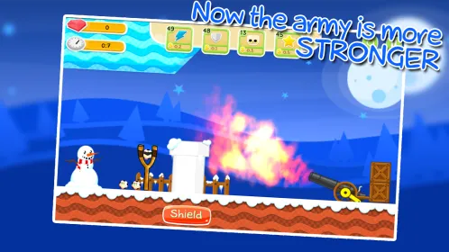 Screenshot Angry Footballs 2: Christmas