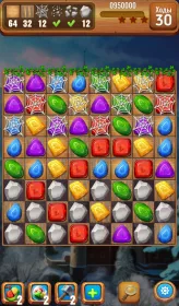 Screenshot Самоцветы или кристаллы? Три в ряд