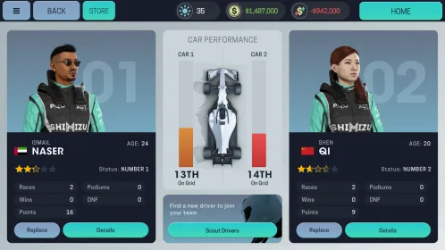 Screenshot Motorsport Manager Mobile 3