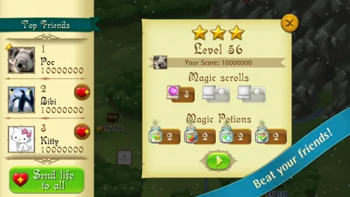 Screenshot Bubble Witch Saga
