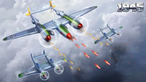 Screenshot 1945 Аркада Самолеты Стрелялки