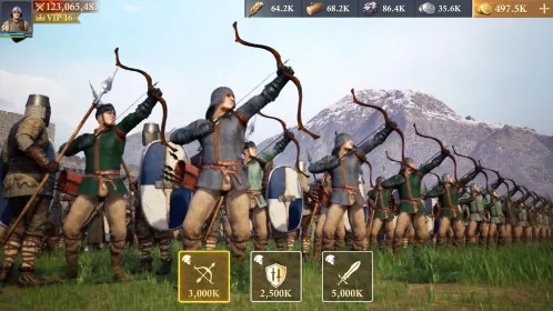 Screenshot Стужа и пламя: King of Avalon